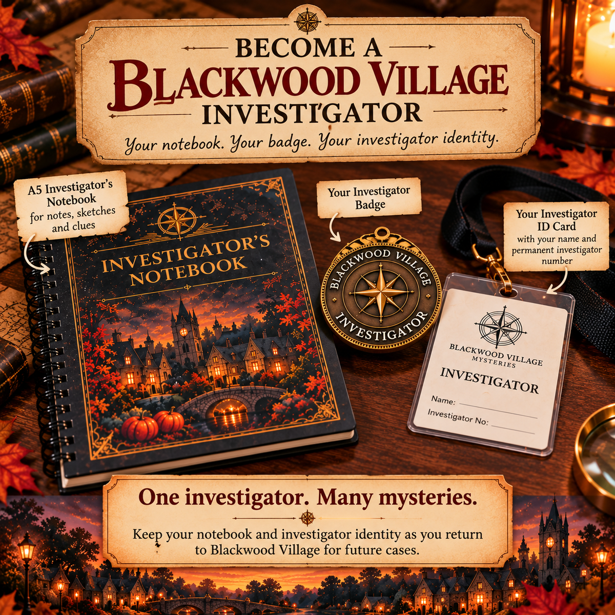 Blackwood Village — Official Investigator Kit